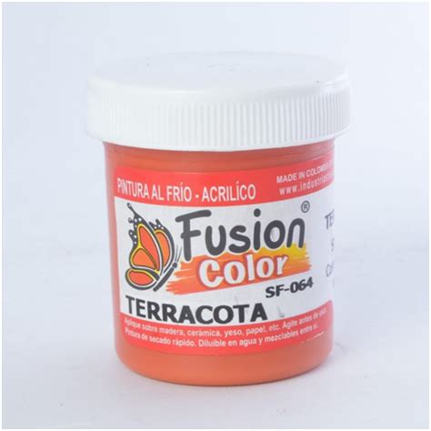 PINTURA AL FRIO FUSION COLOR X60 ML TERRACOTA