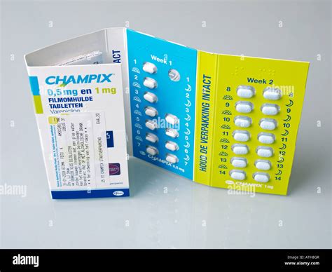 Champix By Pfizer Packaging A New Medicine Drug To Quit Stop Smoking