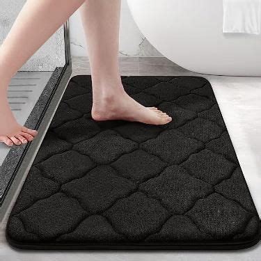 OLANLY Microfiber Bath Mat Rug 24x16, Ultra Soft Non Slip and Absorbent ...