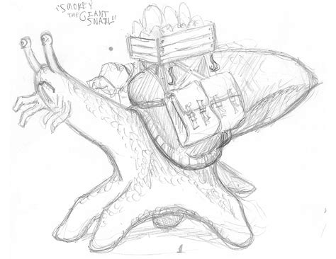 Huge Damage Buff Sketches IX Smokey The Giant Snail By Korblborp Hentai Foundry