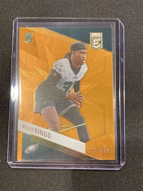 Donruss Elite Kelee Ringo Orange Holo Rookie Eagles Rc Ebay