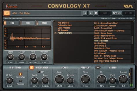 Convology XT Free VST Plugin IR Convolution Reverb Delay