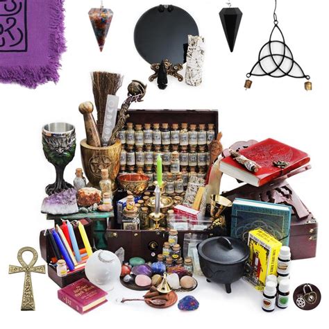 Unalunamoona Huge Witchcraft Kit Wiccan Supplies And Tools With