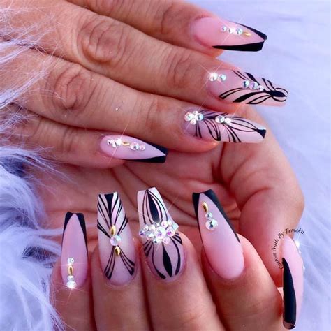 Fabulous Ballerina Nail Shape Ideas Naildesignsjournal Ballerina Nails Shape Gold Nail