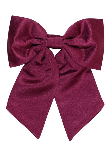 Sangria Hair Bow | Hair Bow Clip in Solid Sangria | Bows-N-Ties.com