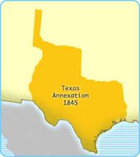 Texas - 1845 - The Louisiana purchase