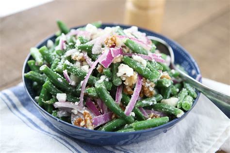 Green Bean Salad with Feta - Aggie's Kitchen