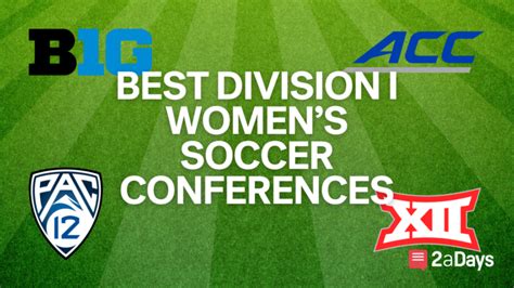 The Top 4 Division I Womens Soccer Conferences In The Ncaa Soccer