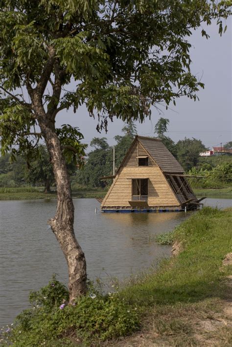 Gallery Of Floating Bamboo House Handp Architects 6