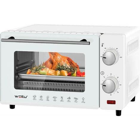 WOLTU Mini Four Électrique 10L Petit Four avec 4 Modes de Cuisson 100