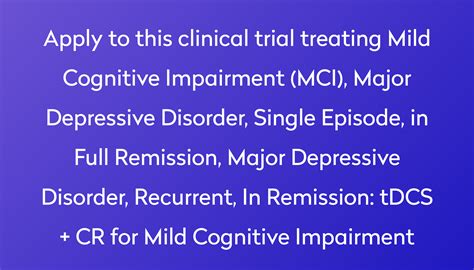 tDCS + CR for Mild Cognitive Impairment Clinical Trial 2024 | Power