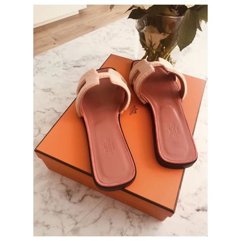 Hermès Hermes Oran Pink Leder Ref201710 Joli Closet