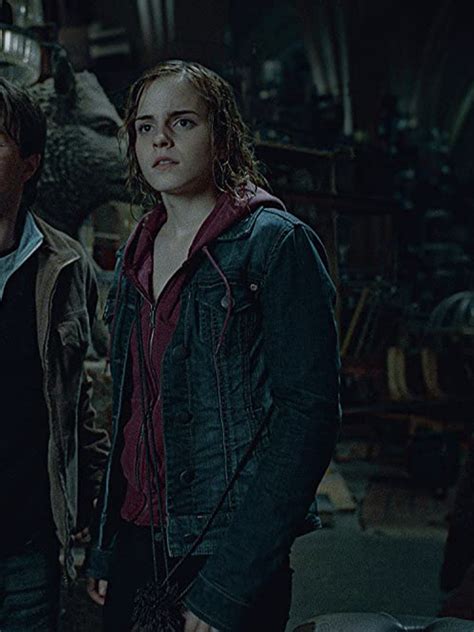 Emma Watson Harry Potter And The Deathly Hallows Part 2 Blue Denim Jacket