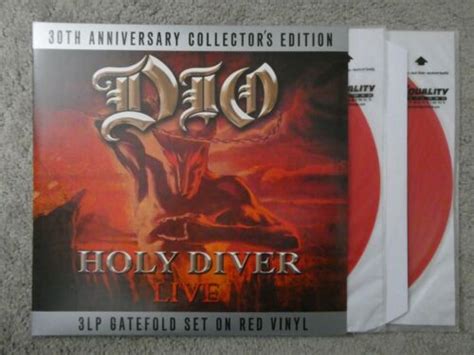 Dio Holy Diver Live Gatefold Special Ed Lp Red Vinyl Record