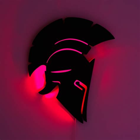 Spartan Neon Sign Spartan Led Sign Gladiator Neon Sign Spartan Light