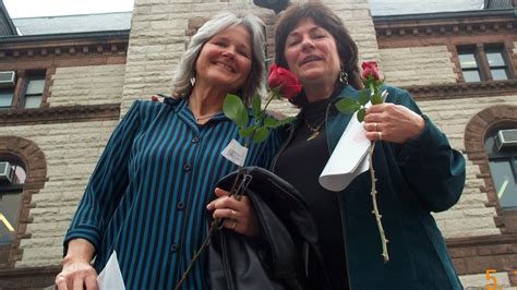 Massachusetts Anniversary St Legally Married Same Sex Couple Led By