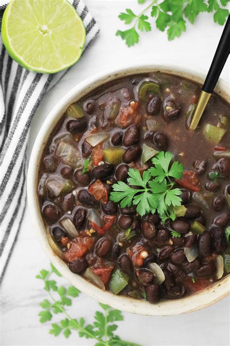 How To Cook Canned Black Beans Clean Green Simple