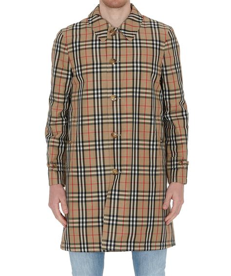 Burberry Synthetic Reversible Trench Coat For Men Lyst