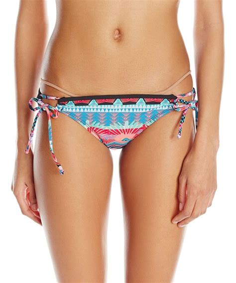 Doll And Co Womens Newport Double Strap Single Rise Scrunch Bun Bikini