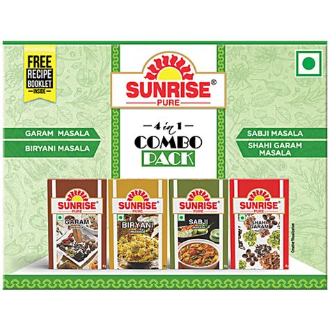 Buy Sunrise Pure 4 In 1 Masala Combo Pack Online At Best Price Of Rs