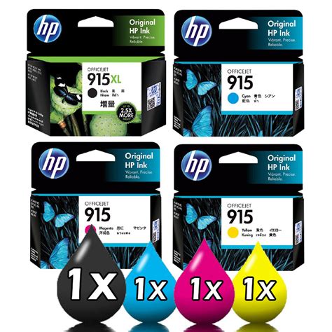 Genuine Pack Hp Xl Ink Cartridge Set Bkxl C M Y