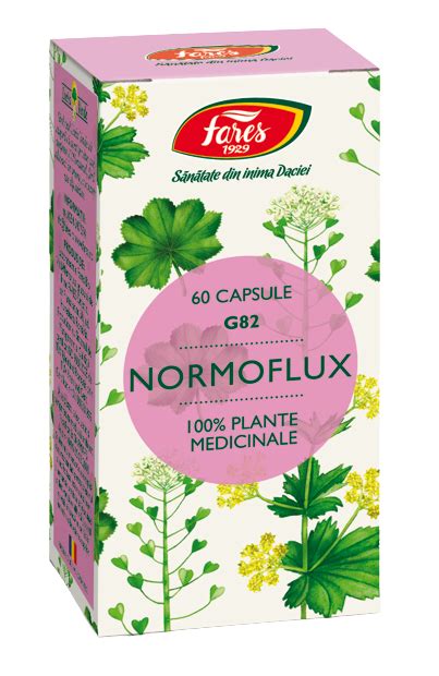 Normoflux G Capsule Fares Dr Max Farmacie