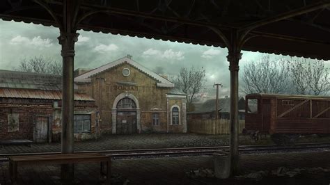 ArtStation - Railway station