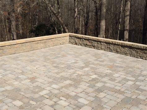 Paver Patio With Retainingseating Wall Mr Outdoor Living