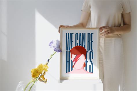 We Can Be Heroes Wall Art, Printable Digital Download, David Bowie ...