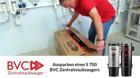 Auspacken Des Bvc Zentralstaubsaugers S Unboxing Youtube