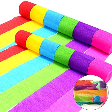 36 Home & Kitchen Features Rolls Crepe Paper Streamers, Colors, Birthday Class | eBay