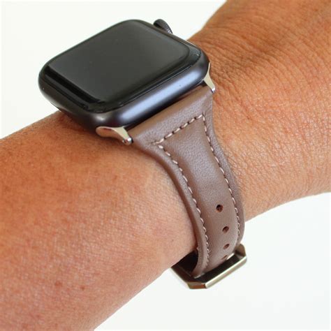 Slim Leather Watch Bands For Apple Watch Salty Usa