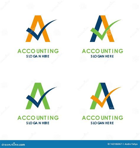 Accounting Logo Template Trading Design Concept Icon Illustration