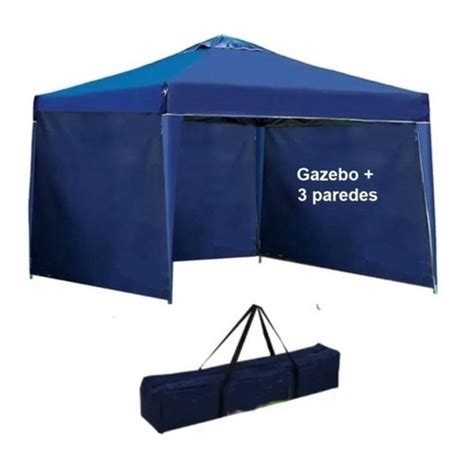 Tenda Praia Gazebo Articulada 3x3 3 Paredes Escorrega o Preço