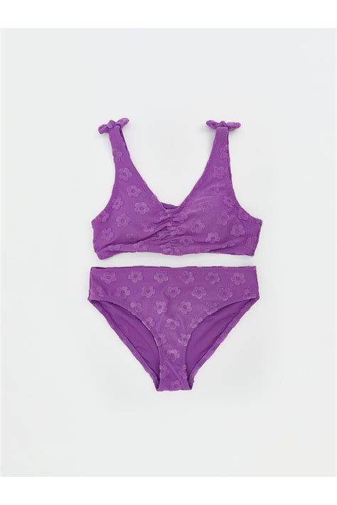 LC Waikiki LCW Kids Hızlı Kuruyan UV Korumalı Kız Çocuk Bikini S