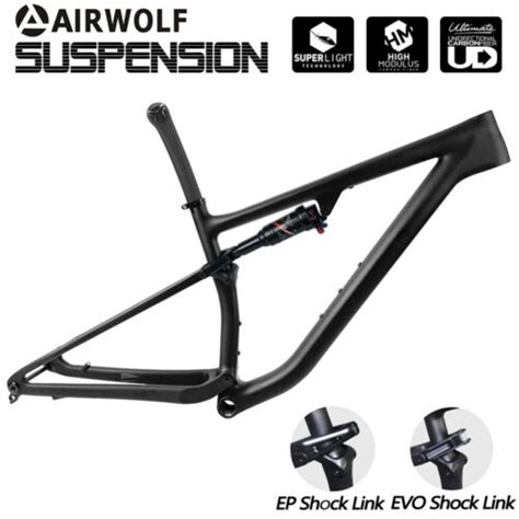 Airwolf Zoll Boost Vollgefedertes Carbon Mtb Cyclocross