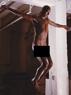 Roman Catholic Blog 6 Foot Chocolate Jesus Naked Crucified Prompts