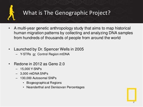 The Genographic Project 2015