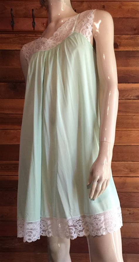 Vintage Lingerie Spring 1982 Shadowline Green Size Small Etsy