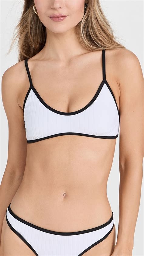 Solid Striped The Rachel Bikini Top Shopbop