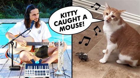 The Kiffness X Kyro Singing Cat Kitty Caught A Mouse Youtube