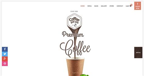 Great Coffee Shop Website Templates For Your Business