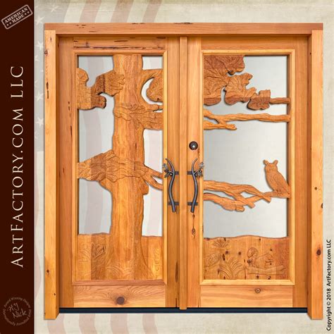 Log Cabin Doors: Solid Wood With Hand Forged Hardware