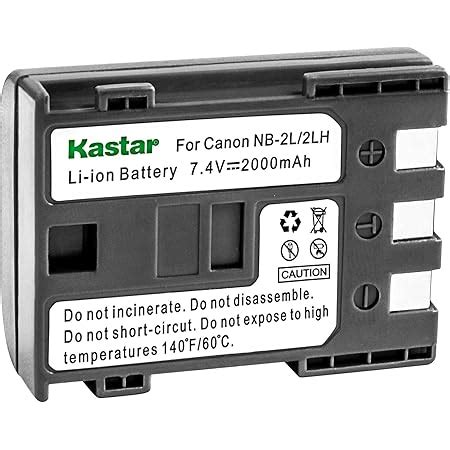 Amazon Kastar Li Ion Battery Replacement For Canon Bp L Bp Lh