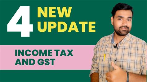 Income Tax GST New Update TDS Income Tax Date Extended GSTR 1 4