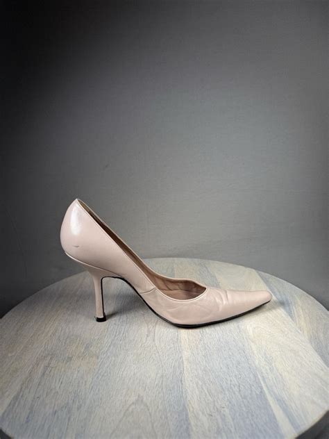 Charles David Womens Nude Stiletto Heels Pointed Toe Elegant Essential