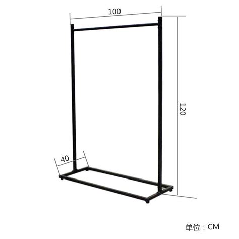 免運 可開發票 鐵藝衣架 桿服裝店男女 貨架 展示架 落地式 中島架 側掛架 衣服架子 特價 蝦皮購物