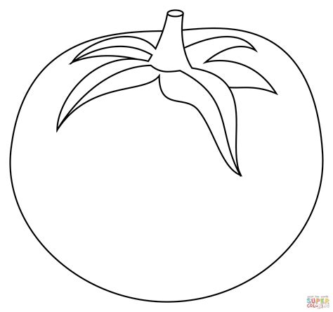 Tomato Coloring Pages