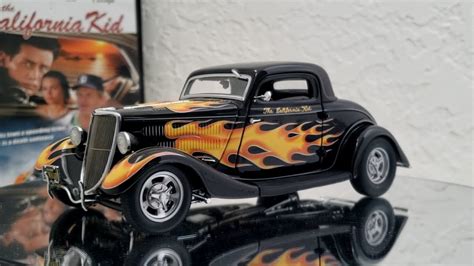 The California Kid 1934 Ford V8 Diecast Car 124 Scale Limited