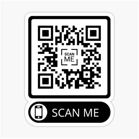 "Scan me" Sticker for Sale by MS-Design- | Redbubble